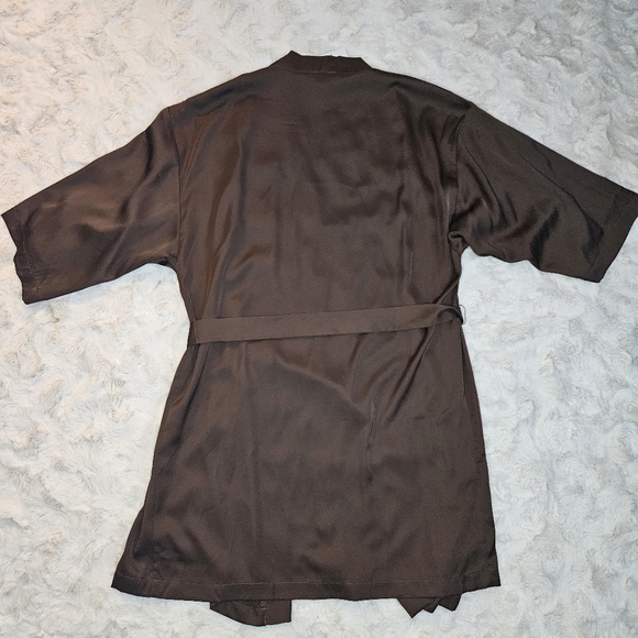 Silky Brown Robe - Picture 10 of 10